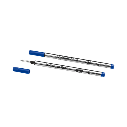 2 Rollerball Refills, Royal blue - Fine
