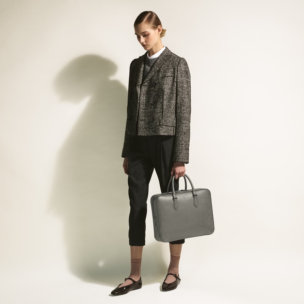 Medium Briefcase in Sartorial Leather - 6