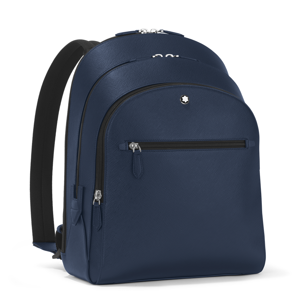 Medium Backpack with 3 Compartments in Sartorial Leather - 3