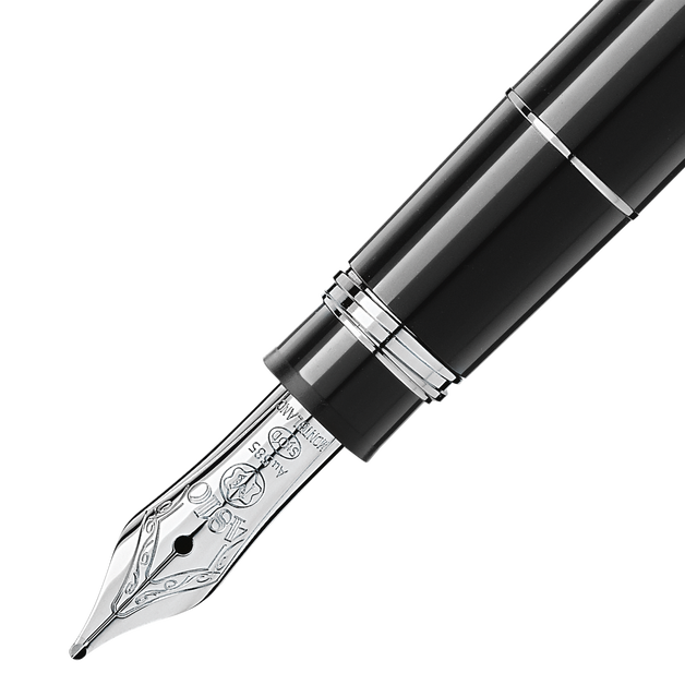 Meisterst&uuml;ck Platinum-Coated Homage to W.A. Mozart Fountain Pen (Small Size) - 3