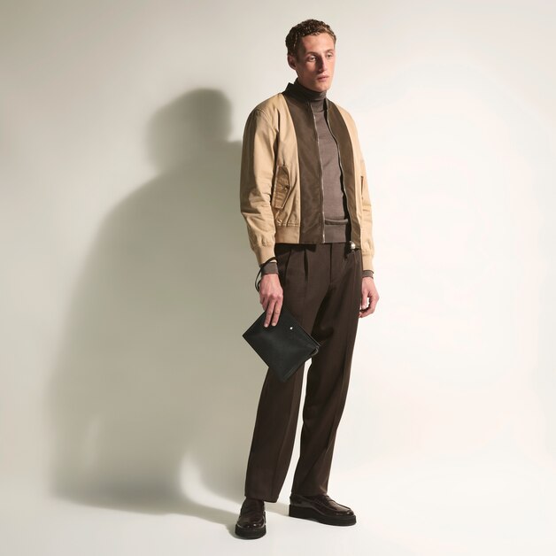 Pochette en Cuir Sartorial - 5