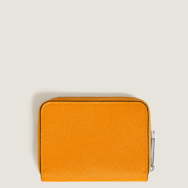 Mini Portefeuille 2cc Zipp&eacute; en Cuir Sartorial - 3
