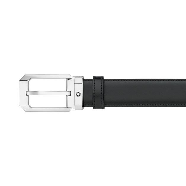 Cinturón reversible de piel negra y marrón de 30 mm - 3