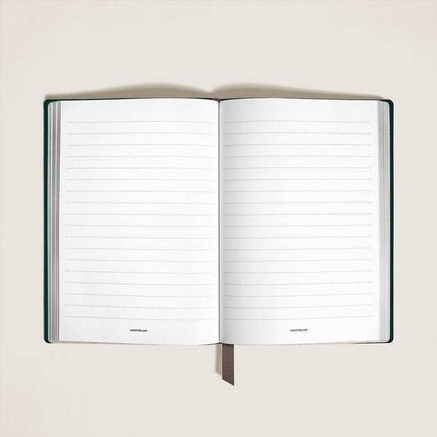 Medium Notebook in Soft Leather, Lined Pages - 2