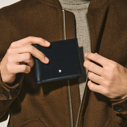 Wallet 10cc with Coin Case in Meisterst&uuml;ck Leather