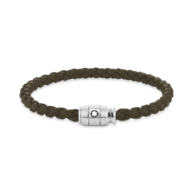 Bracciale Con Chiusura a 3 Anelli in Pelle Soft - 1