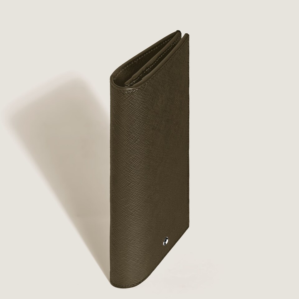 Long Wallet 14cc with Zip in Sartorial Leather - 4