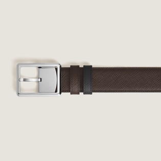 Rectangular 30&nbsp;mm Reversible Belt in Sartorial Leather