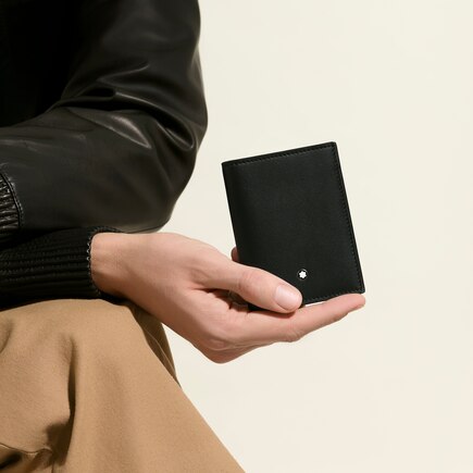 Mini Portefeuille 4cc en Cuir Soft