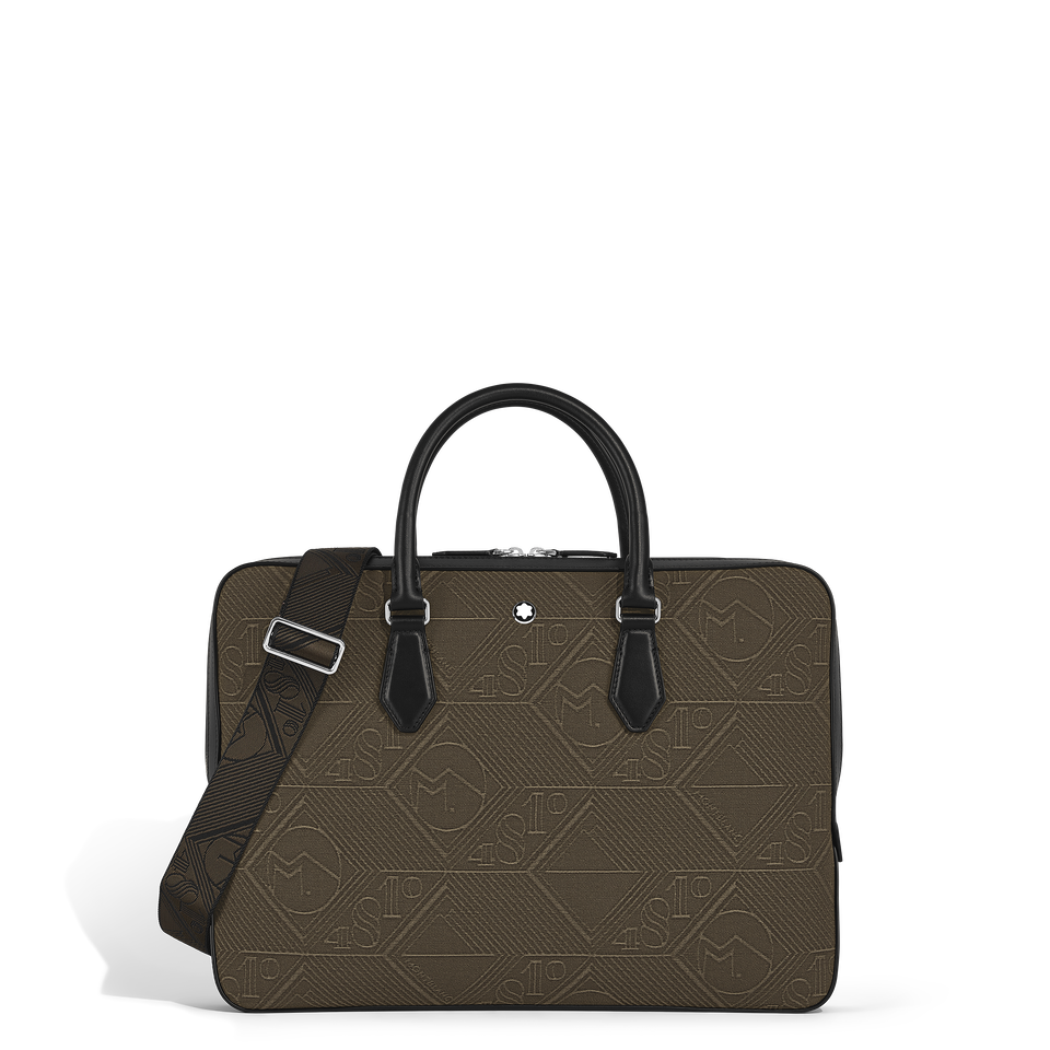 Thin Briefcase in 4810 Jaquard - 1