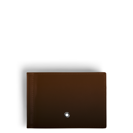 Wallet 6cc with Money Clip in Meisterstück Sfumato Leather