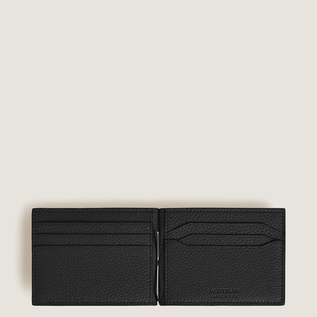 Wallet 6cc with Money Clip in Grain Leather - 2
