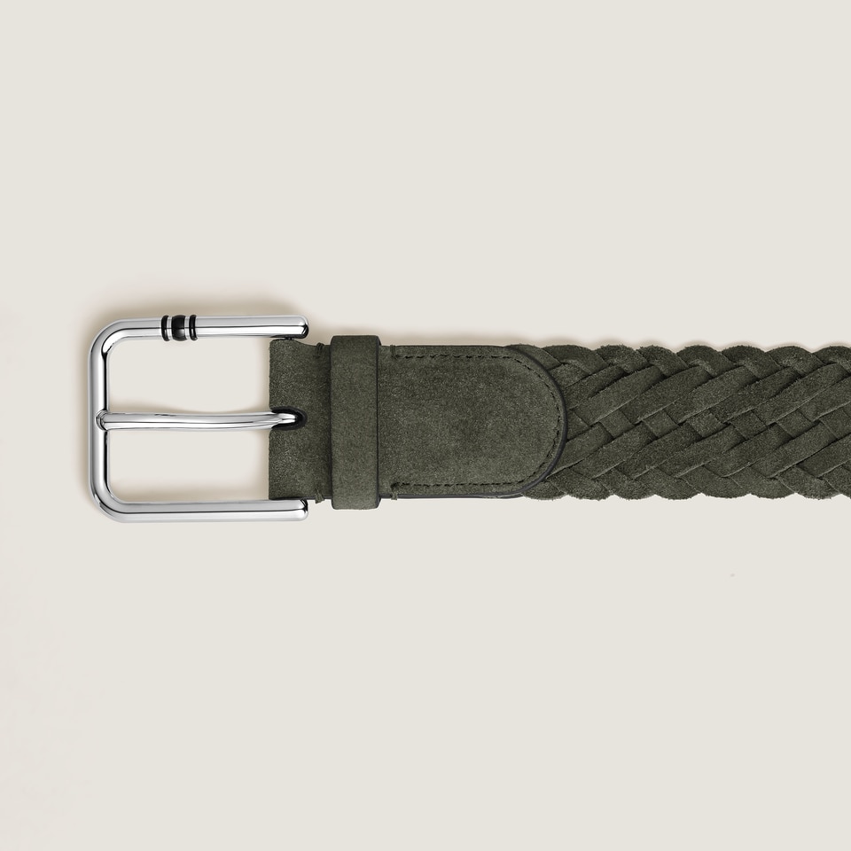35 mm Belt in Suede with Square Meisterst&uuml;ck Buckle L - 2