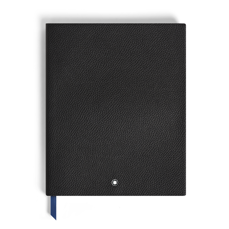 Large Notebook in Grain Leather, Lined Pages - 1