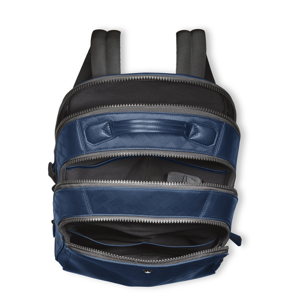 Medium Backpack with 3 Compartments in Extreme Leather - 10