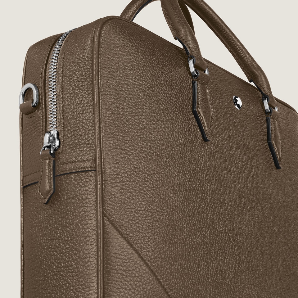 Medium Briefcase in Grain Leather - 2