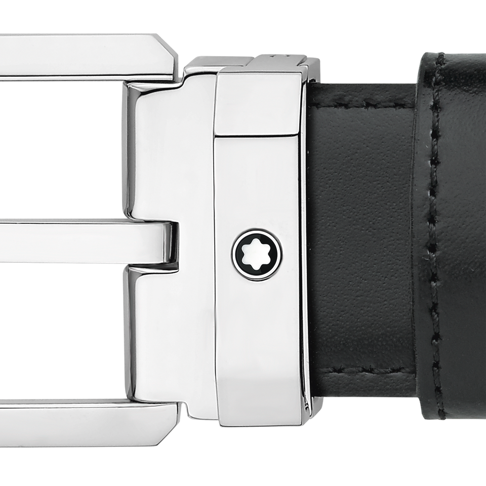 Rectangular 30&nbsp;mm Reversible Belt in Leather - 4