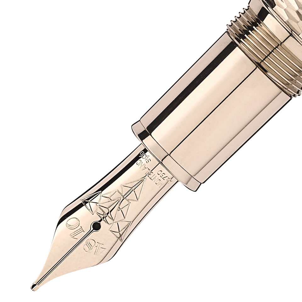 Meisterst&uuml;ck Geometry Solitaire Signature Gold LeGrand Fountain Pen - 3