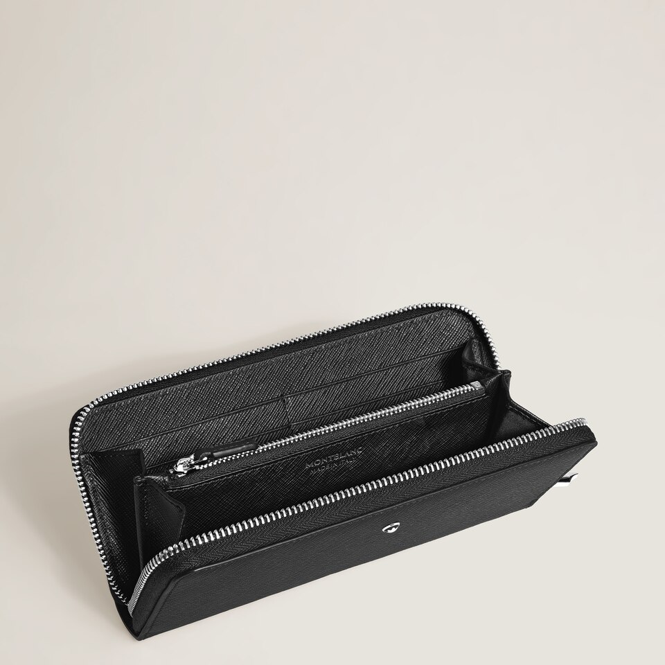 Wallet 8cc with zip in Sartorial Leather - 3