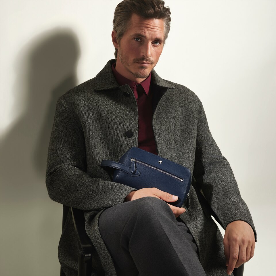 Wash Bag in Sartorial Leather - 2