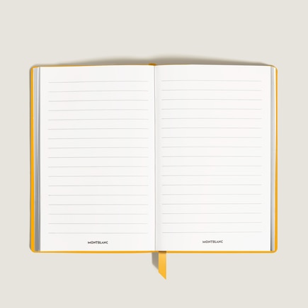 Large Notebook in Sartorial Leather, Lined Pages