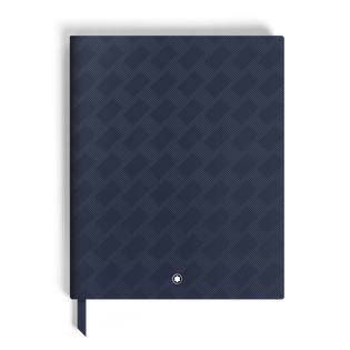 Large Notebook in Extreme Leather, Lined Pages