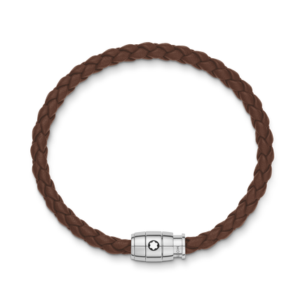 Bracelet Large, Soft Leather, Fauve Brown