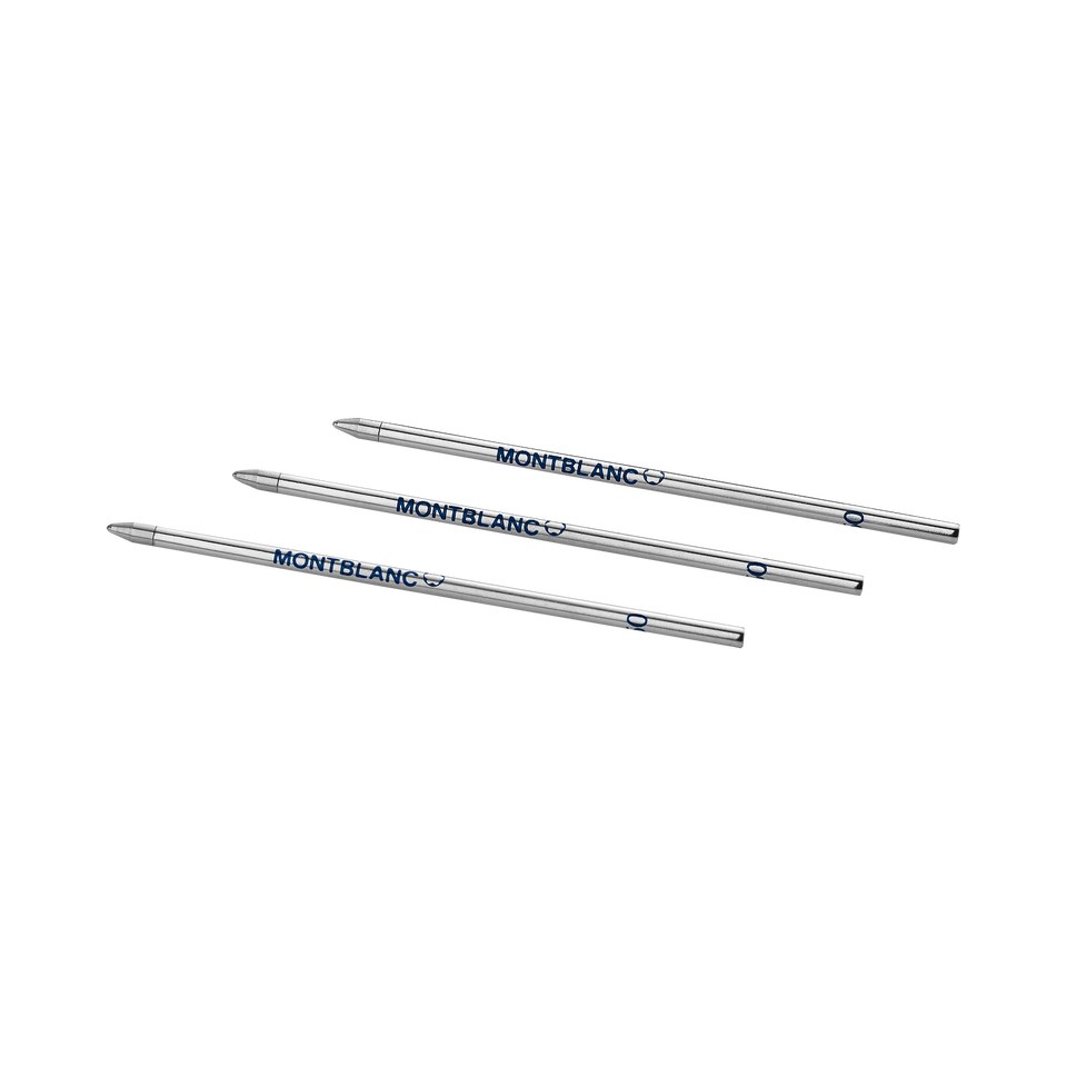 3x Ballpoint Pen Small Refills, Royal Blue - 2