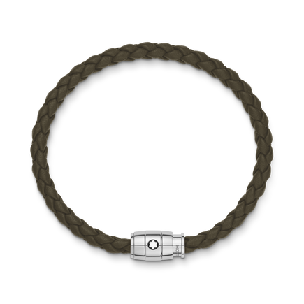 Pulsera con Cierre de 3&nbsp;Anillas de Piel Soft
