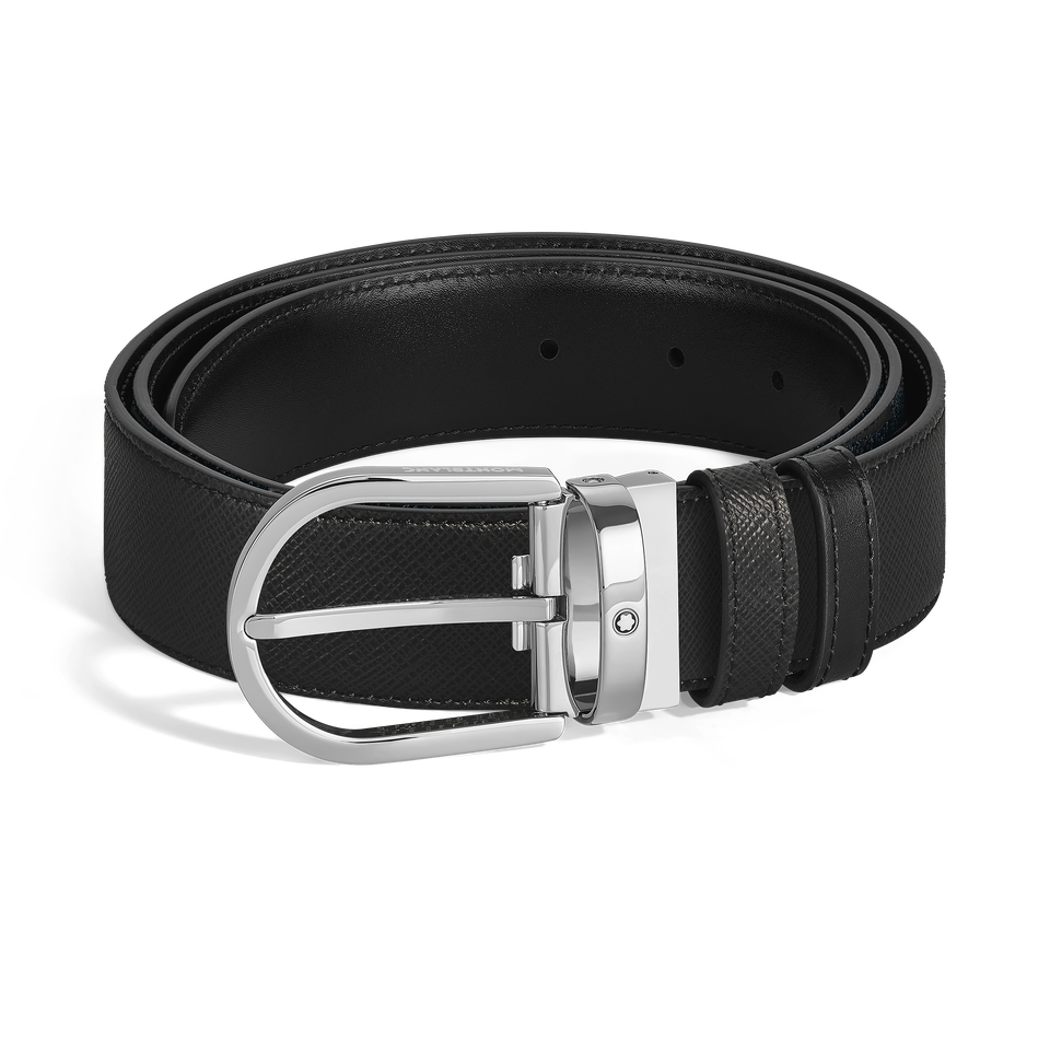 Horseshoe 35 mm Reversible Belt in Sartorial Leather - 1