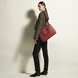 Thin Briefcase in Sartorial Leather