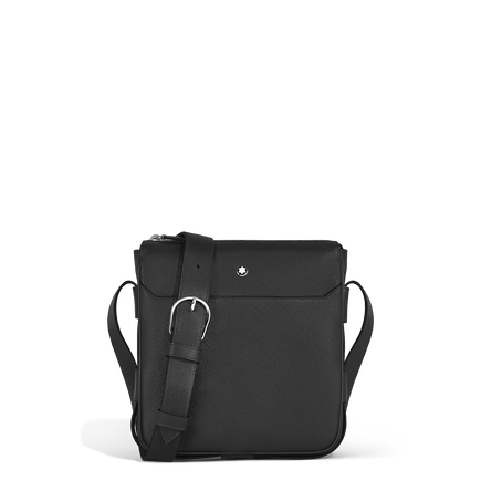 Vertical Belt Messenger Bag in Sartorial Leather