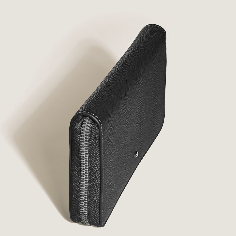 Sartorial wallet 12cc with zip - 4