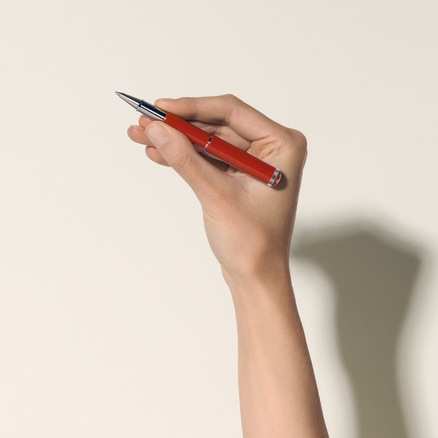 Montblanc Heritage Rouge et Noir "Baby" Edición Especial Rollerball color coral - 2