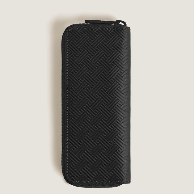 2-Pen Pouch with zip in Extreme Leather - 4