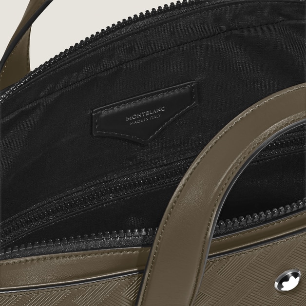 Thin Briefcase in Extreme Leather - 4