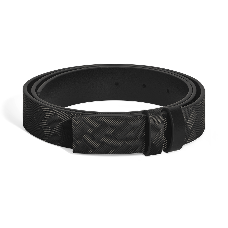Black Extreme 3.0/black Meisterst&uuml;ck 30mm reversible leather strap - 1