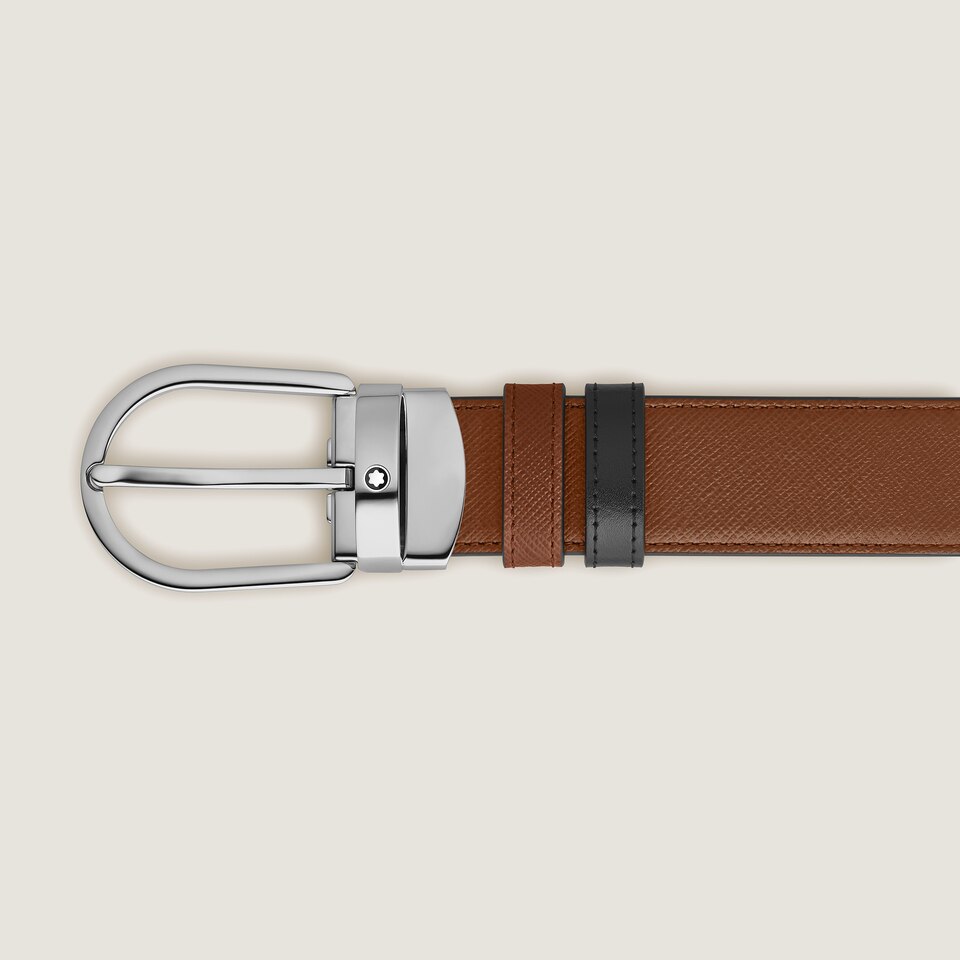 Horseshoe 30&nbsp;mm Reversible Belt in Sartorial Leather - 3