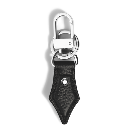 Porte-Cl&eacute;s Plume en Cuir Grain&eacute;