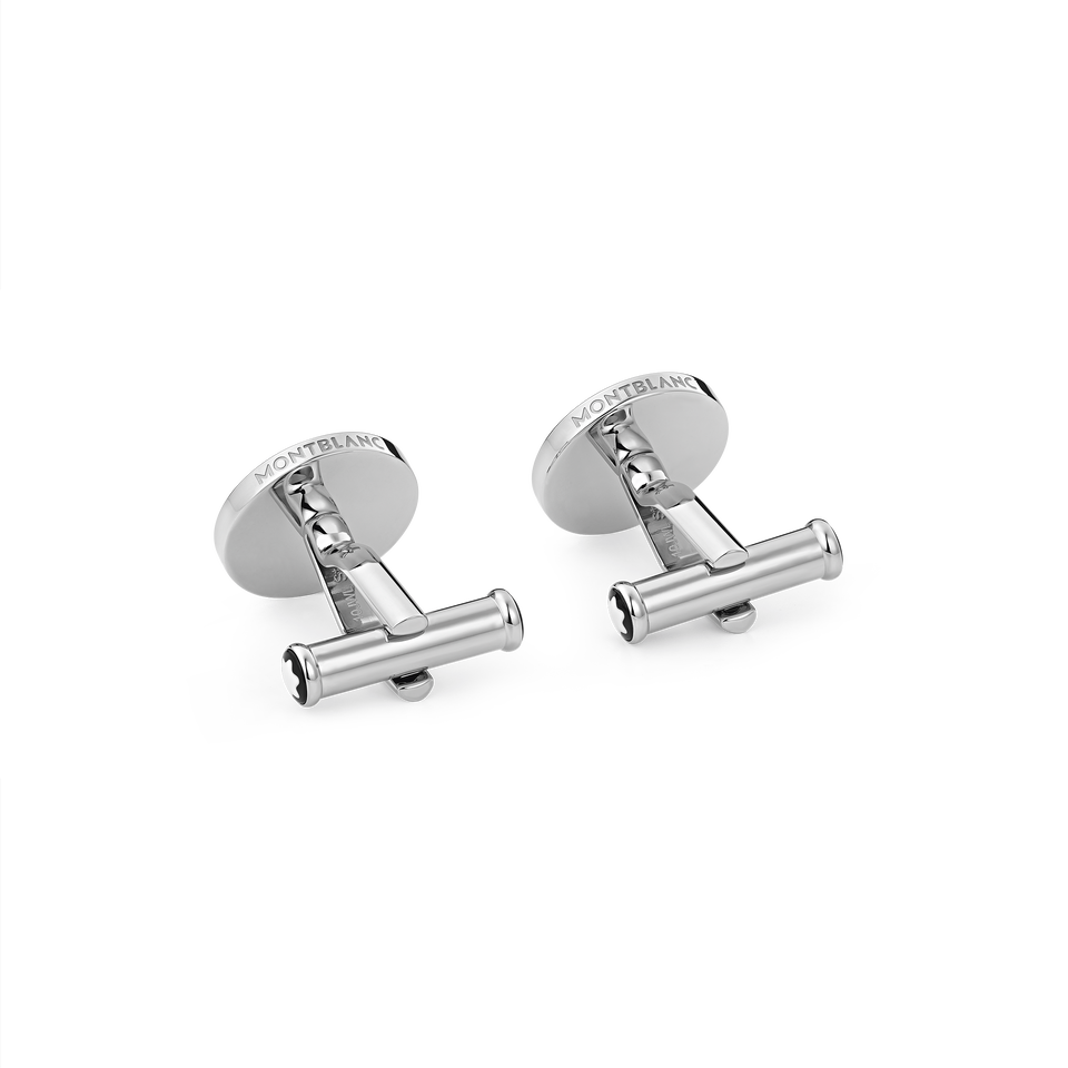 Star Cufflinks with Onyx Inlay - 3