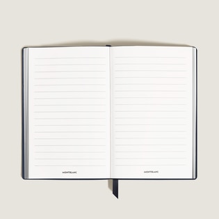 Gro&szlig;es Notizbuch aus Sartorial Leder, Linierte Seiten