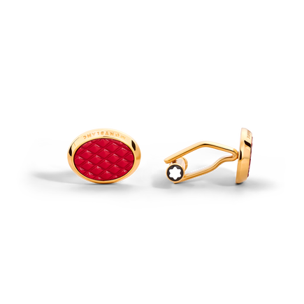 Cufflinks, Meisterstück, Red Lacquer
