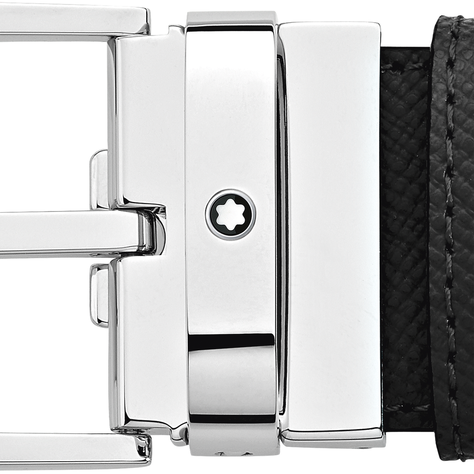 Rectangular 35&nbsp;mm Reversible Belt in Sartorial Leather - 3