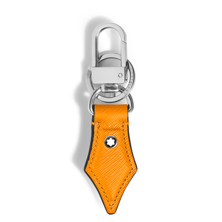 Porte-Cl&eacute;s Plume en Cuir Sartorial