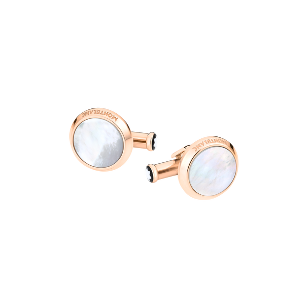 Meisterstück Cufflinks with Mother-of-Pearl Inlay - 1