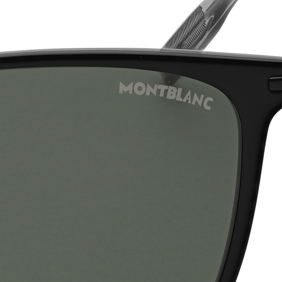 Rechteckige Sonnenbrille mit schwarzem Spritzgussrahmen - 3