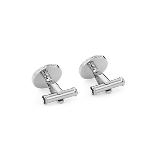 Star Cufflinks with Onyx Inlay