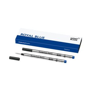2 Rollerball Refills, Royal Blue - Medium