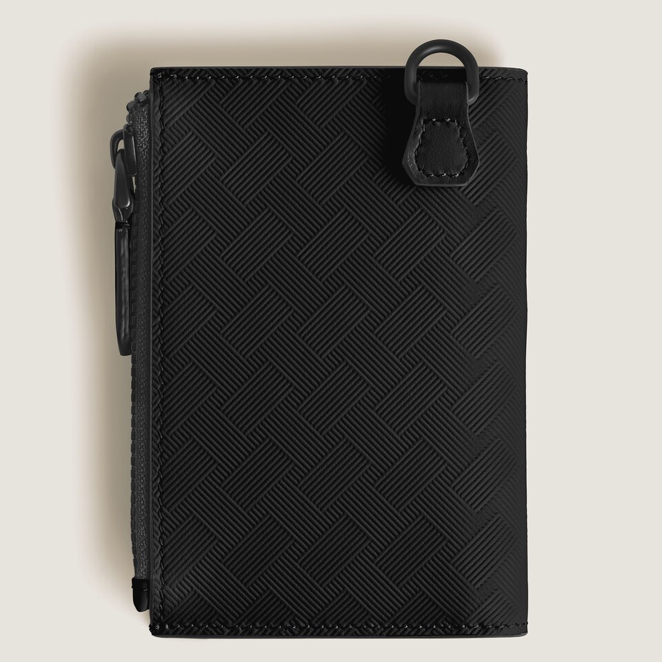 Mini Vertical Wallet 6cc in Extreme Leather - 2