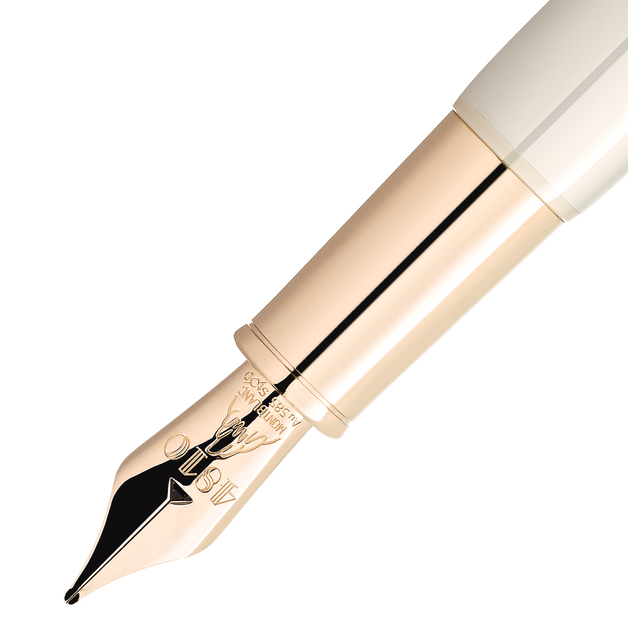 Pluma Estilográfica Montblanc Heritage Rouge et Noir "Baby" Edición Especial Color Marfil - 3